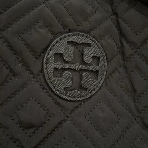 Tory burch Ella quilted backpack in black - Picture 4 of 8